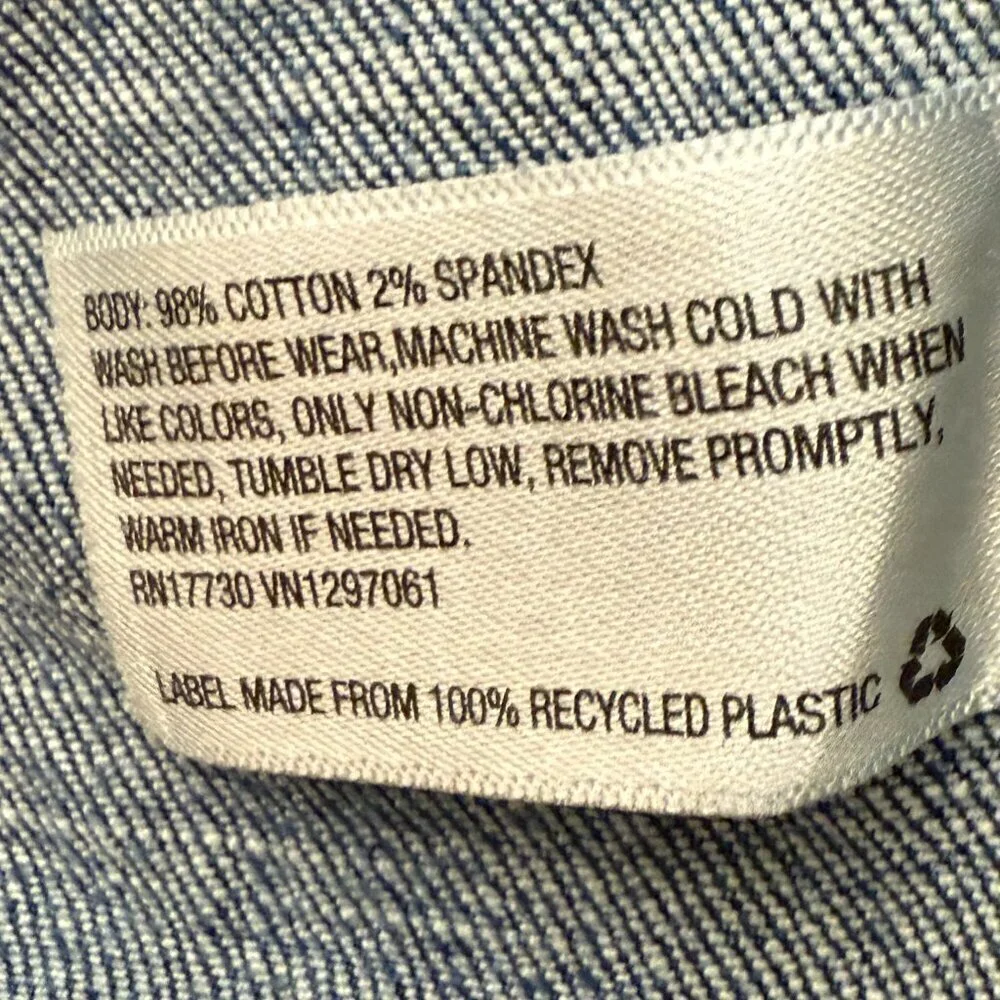 OSH KOSH Genuine Kids Jean Denim Jacket Size 5T